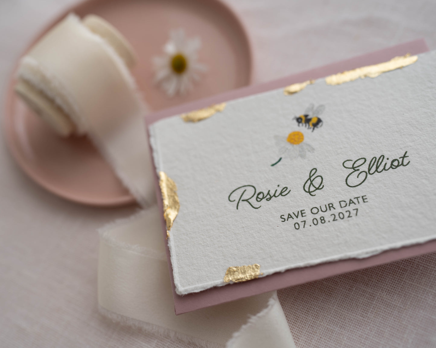 Wild Flower Wedding Save The Date