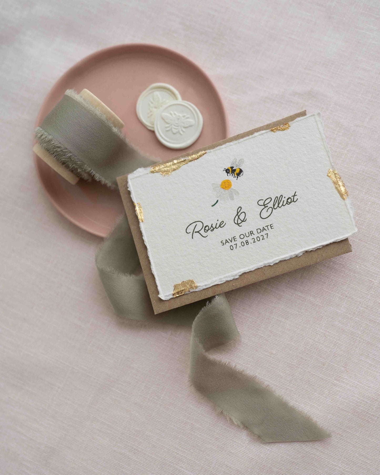 Wild Flower Wedding Save The Date