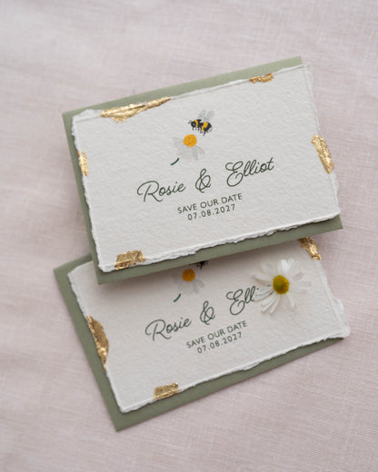 Wild Flower Wedding Save The Date