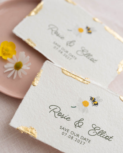 Wild Flower Wedding Save The Date