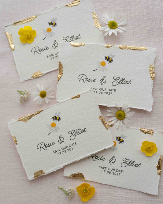 Wild Flower Wedding Save The Date