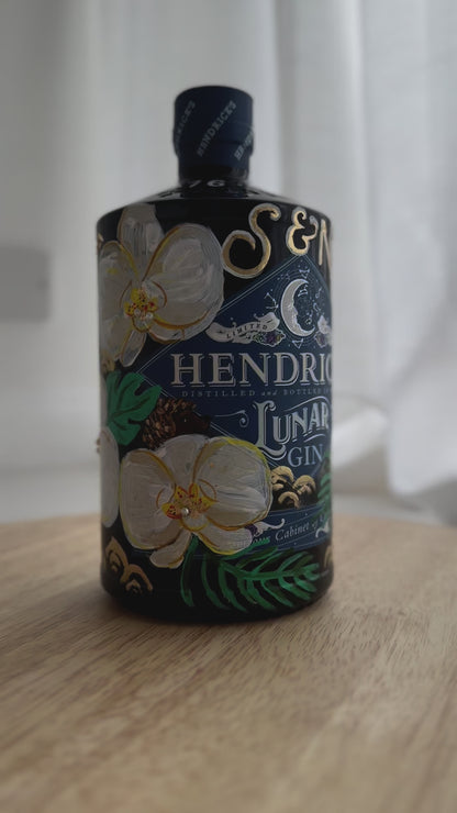 Orchid Hand Painted Occasion Bottle