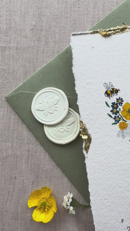 Wild Flower Wedding Invitation Suite