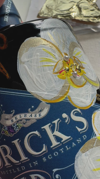 Orchid Hand Painted Occasion Bottle
