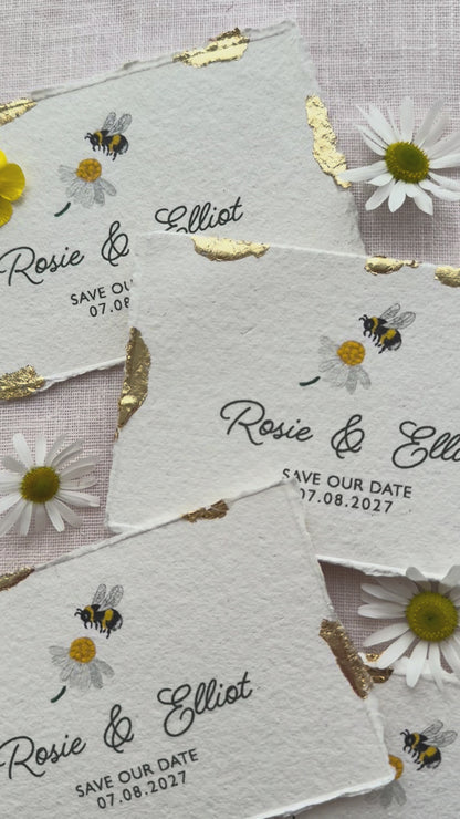 Wild Flower Wedding Save The Date